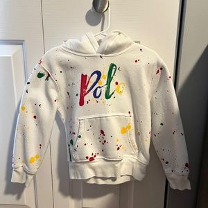 Polo Ralph Lauren paint splatter hoodie
